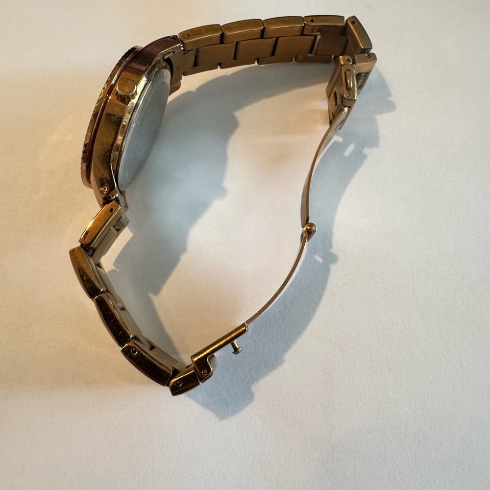 Fossil Rose Gold Crystal-Trim Multifunction Bracelet Watch - Picture 4 of 5